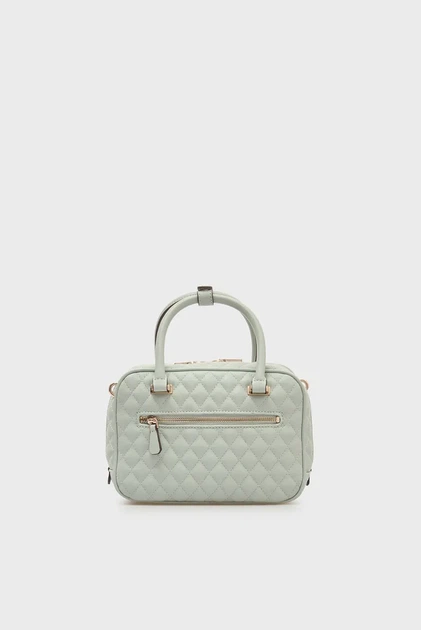 Жіноча м'ятна сумка ATABEY BOX SATCHEL Guess OS HWQG9894050 - Фото 4 Жіноча м'ятна сумка ATABEY BOX SATCHEL Guess OS HWQG9894050 - изображение 4