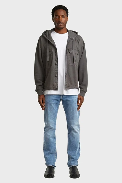 Чоловіче темно-сіре худі mix loose G-Star S D28632,E542 - изображение 2