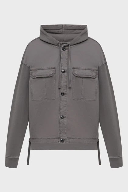 Чоловіче темно-сіре худі mix loose G-Star S D28632,E542 - изображение 7