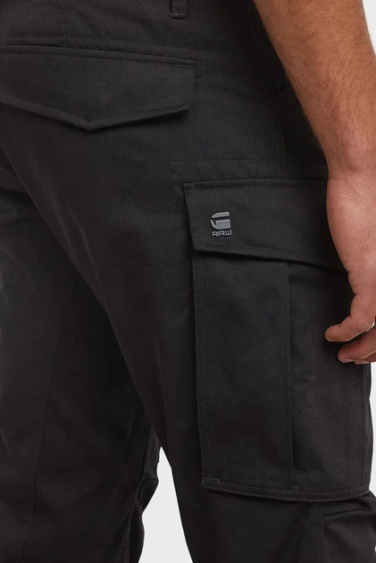 Чоловічі чорні карго Rovic Zip 3D Regular G-Star 29-32 D02190,E064 - Фото 4 Чоловічі чорні карго Rovic Zip 3D Regular G-Star 29-32 D02190,E064 - изображение 4
