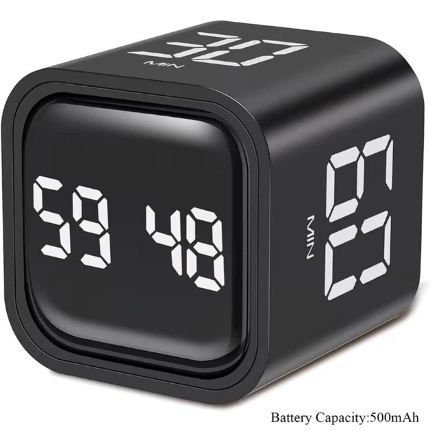 Розумний таймер SULVGO Pomodoro Timer кухонний таймер з обертанням безшумний таймер для навчання - зображення 4