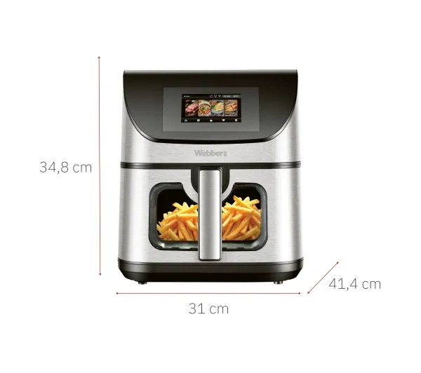 Аерофритюрниця Webber AF938 2200W 8л Мобільний додаток - изображение 7