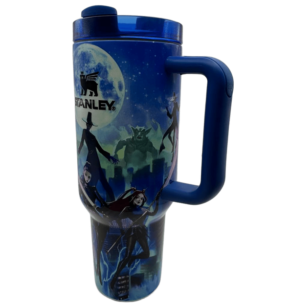 Термокружка Stanley Quencher H2.0 World Tour Huntr/X 1,18 л с эффектом свечения в темноте KT7001987 - изображение 6