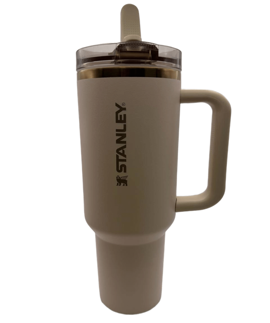 Термос термокружка Stanley Quencher ProTour Flip Straw Tumbler из нержавеющей стали Cream White 1,18 л KT7001988 - изображение 6