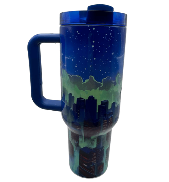 Термокружка Stanley Quencher H2.0 World Tour Huntr/X 1,18 л с эффектом свечения в темноте KT7001987 - изображение 7
