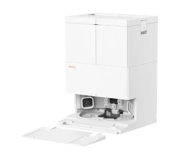 Робот-пилосос Mova E50 Pro Ultra Функція миття Станція очищення Створення карти приміщення 80дБ Білий - Фото 7 Робот-пилосос Mova E50 Pro Ultra Функція миття Станція очищення Створення карти приміщення 80дБ Білий - зображення 7