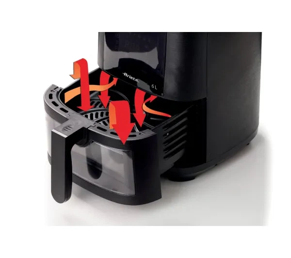 Фритюрниця повітряна Ariete Air Fryer 6 4626/00 1300Вт 6л - изображение 3