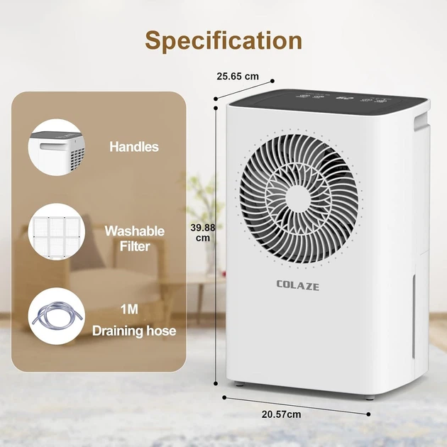 Осушитель воздуха COLAZE PD12R 02AE White - изображение 4