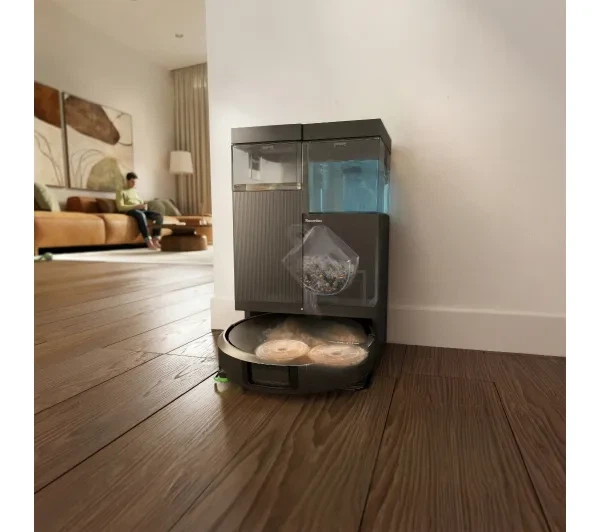 Робот-пилосос iRobot Roomba 515 Combo Функція миття Станція очищення Створення карти приміщення 70дБ Функції ШІ Чорний - Фото 4 Робот-пилосос iRobot Roomba 515 Combo Функція миття Станція очищення Створення карти приміщення 70дБ Функції ШІ Чорний - изображение 4