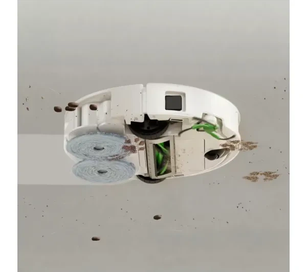 Робот-пилосос iRobot Roomba 575 Combo Функція миття Станція очищення Створення карти приміщення Функції ШІ Білий - Фото 2 Робот-пилосос iRobot Roomba 575 Combo Функція миття Станція очищення Створення карти приміщення Функції ШІ Білий - зображення 2