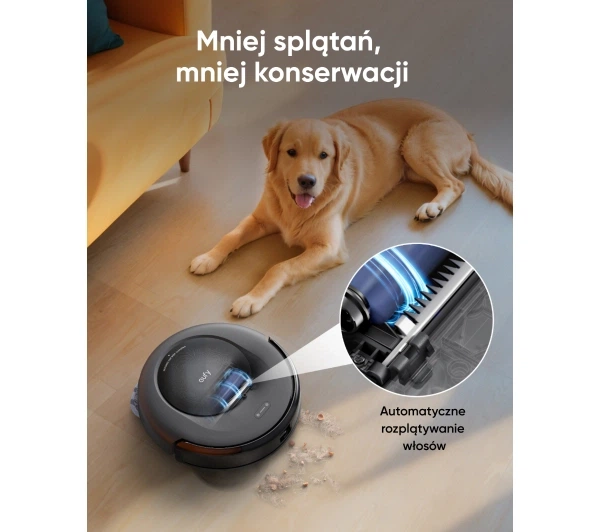 Робот-пилосос eufy Omni C20 Функція миття Станція очищення Створення карти приміщення 56dB Чорний - Фото 3 Робот-пилосос eufy Omni C20 Функція миття Станція очищення Створення карти приміщення 56dB Чорний - зображення 3