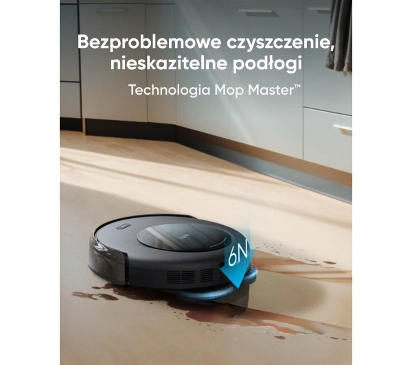 Робот-пилосос eufy Omni C20 Функція миття Станція очищення Створення карти приміщення 56dB Чорний - Фото 13 Робот-пилосос eufy Omni C20 Функція миття Станція очищення Створення карти приміщення 56dB Чорний - зображення 13