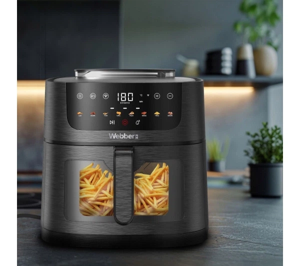 Фритюрниця Webber AF800 1800W 8л Мобільний додаток - Фото 2 Фритюрниця Webber AF800 1800W 8л Мобільний додаток - изображение 2
