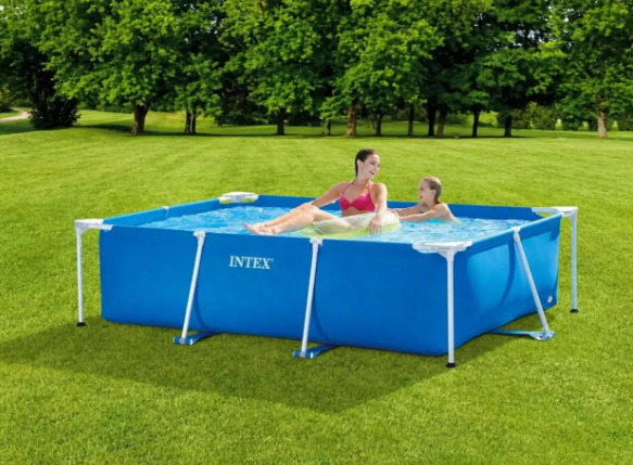 Прямоугольные каркасные бассейны Каркасный бассейн для дома Intex Rectangular Frame Pool 260 x 160 x 65 см - изображение 4