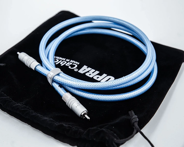 Цифровий кабель Supra Digital RCA Excalibur Rhodium 2M Ice Blue Metallic - изображение 2