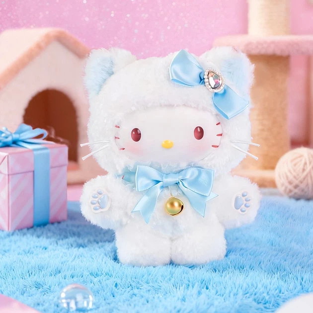 Мягкая игрушка-сюрприз Sanrio Кот с клипсой 16 см Текстиль Разноцветный - Фото 5 Мягкая игрушка-сюрприз Sanrio Кот с клипсой 16 см Текстиль Разноцветный - изображение 5