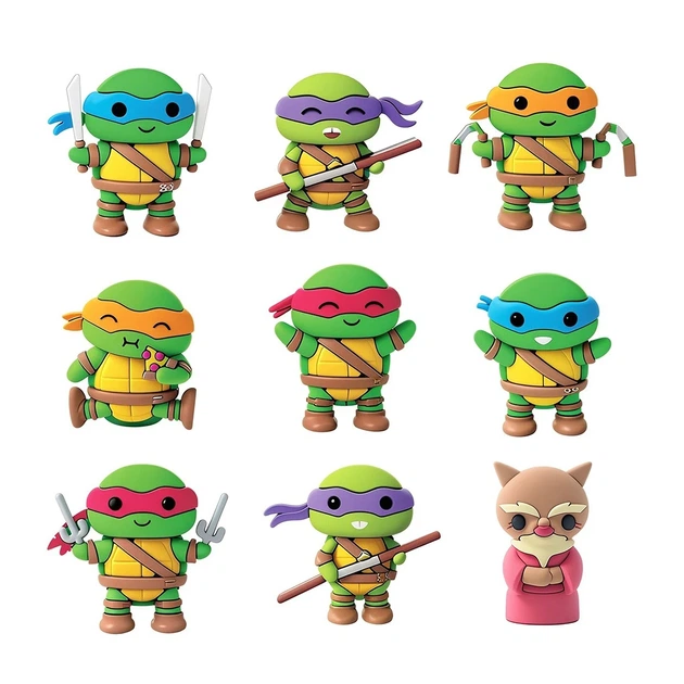 Дисплей фигурок-сюрпризов 24 шт TMNT Черепашки-ниндзя твердый прорезиненный до 6 см - Фото 3 Дисплей фигурок-сюрпризов 24 шт TMNT Черепашки-ниндзя твердый прорезиненный до 6 см - изображение 3