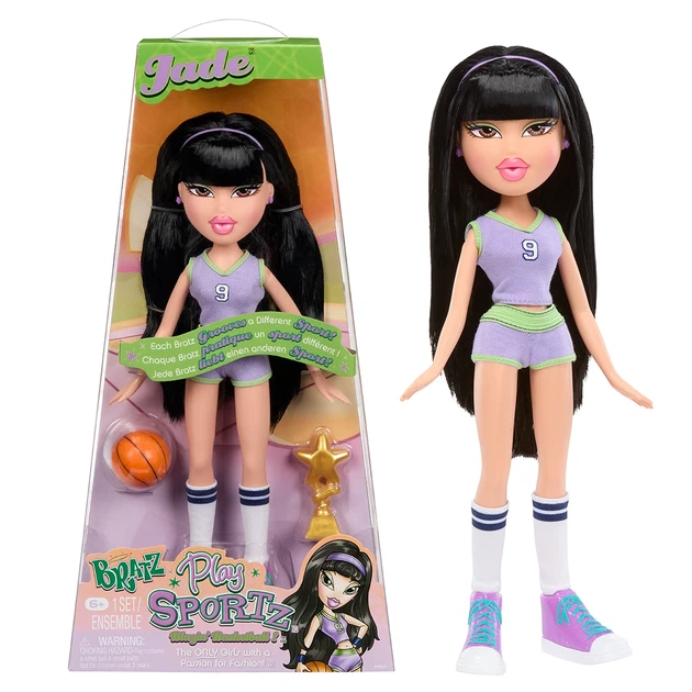 Ігровий набір Лялька Bratz Play Sportz Баскетболістка Джейд 29 см Пластик Чорний - Фото 1 Ігровий набір Лялька Bratz Play Sportz Баскетболістка Джейд 29 см Пластик Чорний - зображення 1