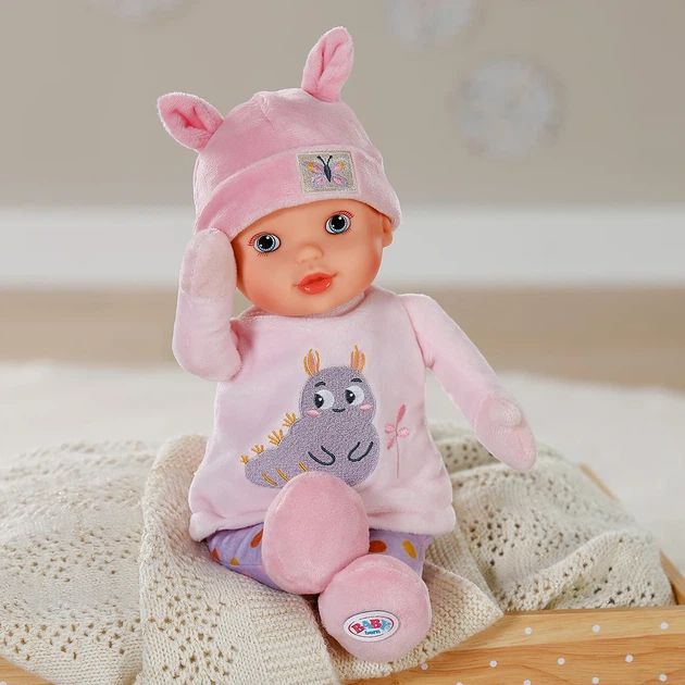 Лялька пупс Baby Born For babies Солодке малятко 30 см м'які матеріали рожевий - зображення 5