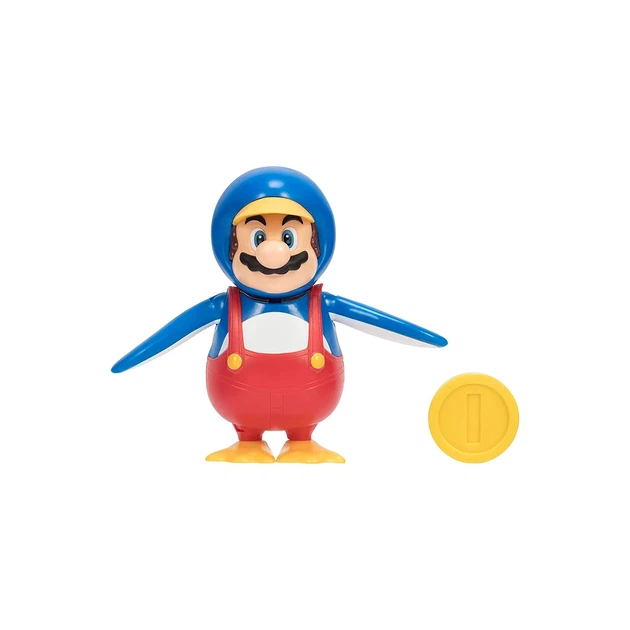 Игровая фигурка SUPER MARIO Марио-пингвин 10 см пластиковая для мальчиков - изображение 2