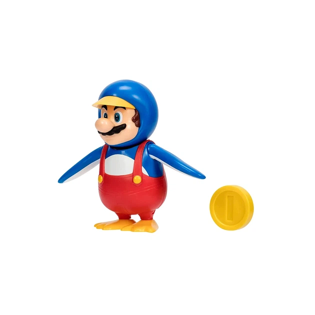 Игровая фигурка SUPER MARIO Марио-пингвин 10 см пластиковая для мальчиков - изображение 3