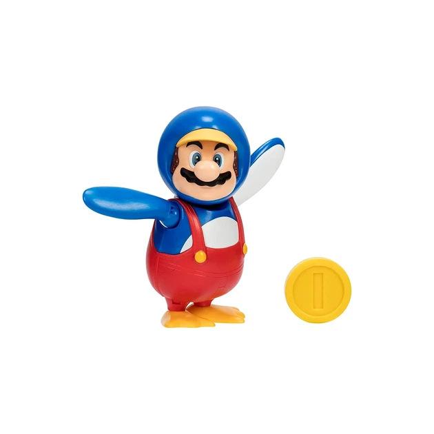 Игровая фигурка SUPER MARIO Марио-пингвин 10 см пластиковая для мальчиков - изображение 8