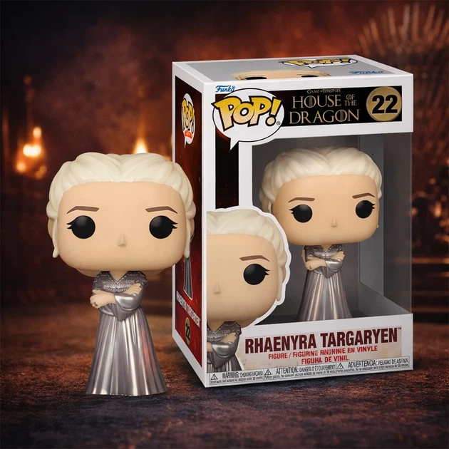 Ігрова фігурка Funko POP! Рейніра Тарґарієн 9,6 см вінілова для дівчаток - Фото 3 Ігрова фігурка Funko POP! Рейніра Тарґарієн 9,6 см вінілова для дівчаток - зображення 3