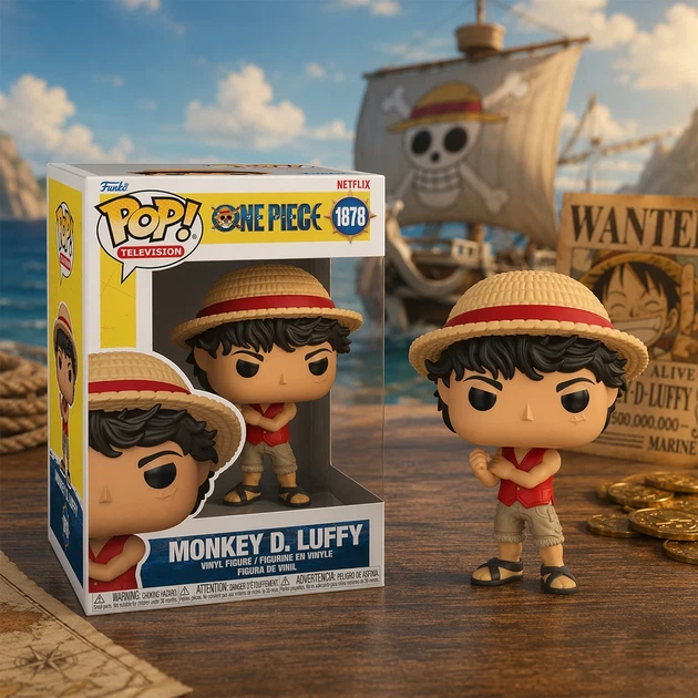 Ігрова фігурка Funko POP! Луффі 9,3 см вінілова для хлопчиків - Фото 3 Ігрова фігурка Funko POP! Луффі 9,3 см вінілова для хлопчиків - зображення 3