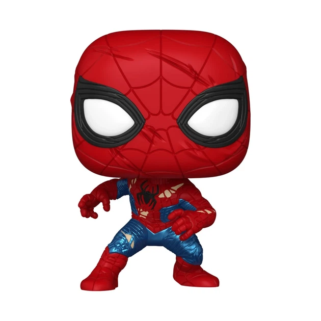 Ігрова фігурка Funko POP! Людина-павук (після битви) вініл 10,2 см чібі - зображення 2