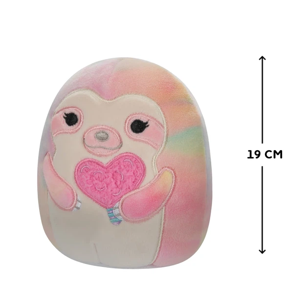 Мягкая игрушка Ленивая Слон Squishmallows 19 см плюш разноцветный - изображение 2