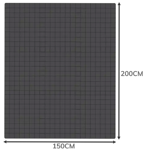 Одеяло утяжеленное 8 кг для улучшения сна 150x200 см серый Ruhhy HE0880 - Фото 2 Одеяло утяжеленное 8 кг для улучшения сна 150x200 см серый Ruhhy HE0880 - изображение 2