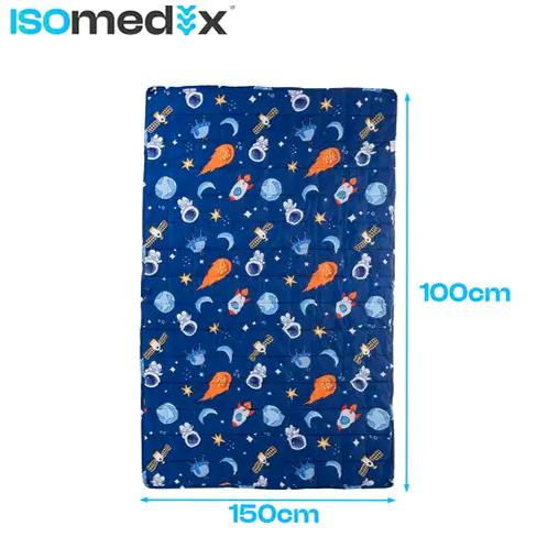 Утяжеленное одеяло 100x150 см 4 кг для детей сенсорное гравитационное Isomedix HE0839 - Фото 2 Утяжеленное одеяло 100x150 см 4 кг для детей сенсорное гравитационное Isomedix HE0839 - изображение 2