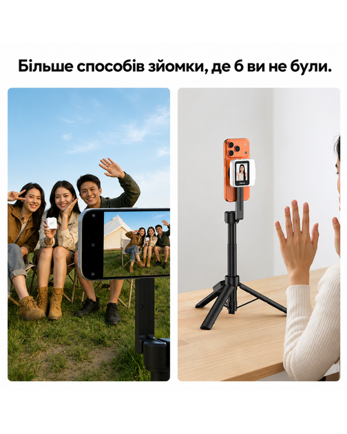 Монитор для селфи Ulanzi VM02, беспроводной магнитный дисплей для смартфона - изображение 6