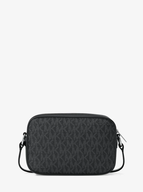 Сумка Michael Kors Jet Set Travel Small Signature Logo Camera Crossbody Bag, чорна - изображение 2
