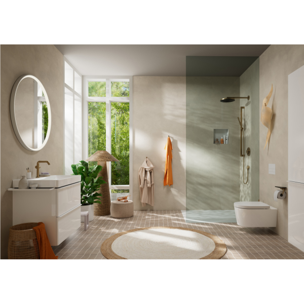Тримач туалетного паперу HANSGROHE ADDSTORIS 41772140, бронза/сатин, прямокутна - Фото 4 Тримач туалетного паперу HANSGROHE ADDSTORIS 41772140, бронза/сатин, прямокутна - изображение 4