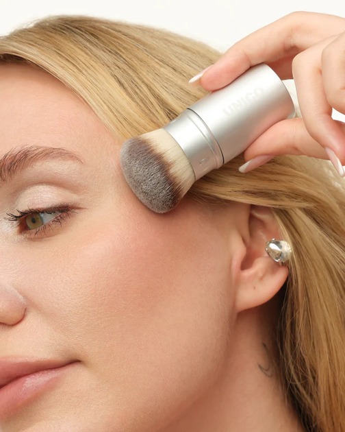 Финишная пудра для лица SPF13/PA+++ UNIICO Setting&Fiinishing Powder PEARL 10 г - изображение 3