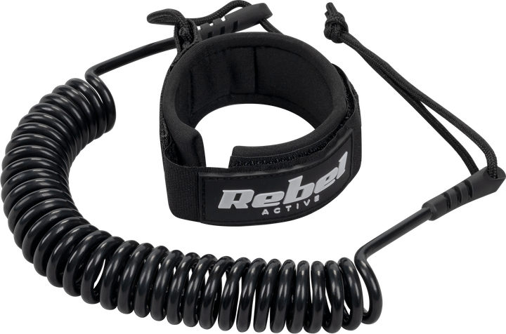 Nadmuchiwana deska SUP Rebel ACTIVE 350 x 81 x 15 cm z wiosłem, pompką i torbą do przechowywania Szara RBA4501 (5901890109871) - obraz 5