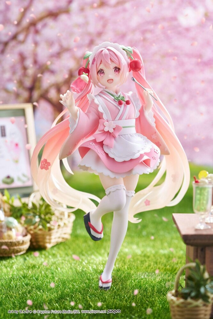 Фігурка аніме Coreful Figure Taito Сакура Міку Sakura Miku Wafuu Kissa Вокалоїд Vocaloid 18 см - Фото 7 Фігурка аніме Coreful Figure Taito Сакура Міку Sakura Miku Wafuu Kissa Вокалоїд Vocaloid 18 см - зображення 7