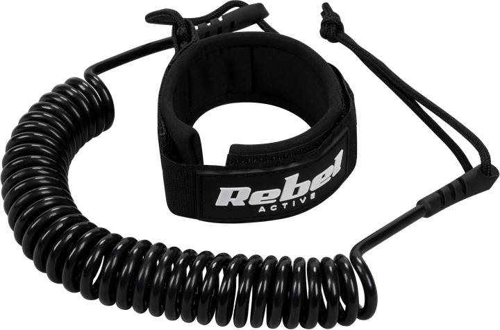 Nadmuchiwana deska SUP Rebel ACTIVE 350 x 81 x 15 cm z wiosłem, pompką i torbą do przechowywania Szara RBA4500 (5901890102711) - obraz 6