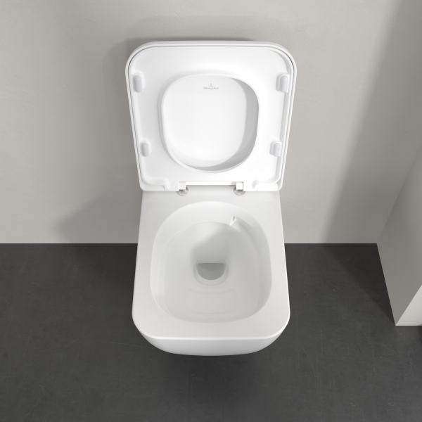 Підвісний унітаз VILLEROY & BOCH SKYLA, настінний, прямокутна - изображение 9