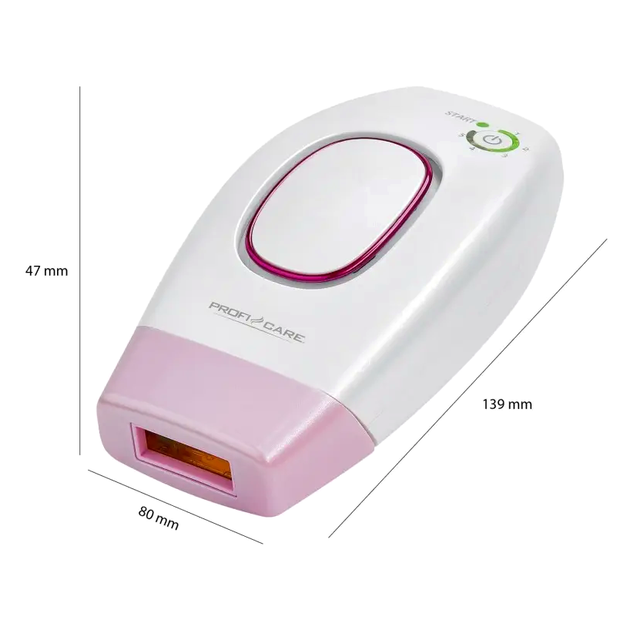 Фотоэпилятор IPL 5 скоростей для удаления волос 475 - 1200 нм Profi Care LS-0605 - изображение 5