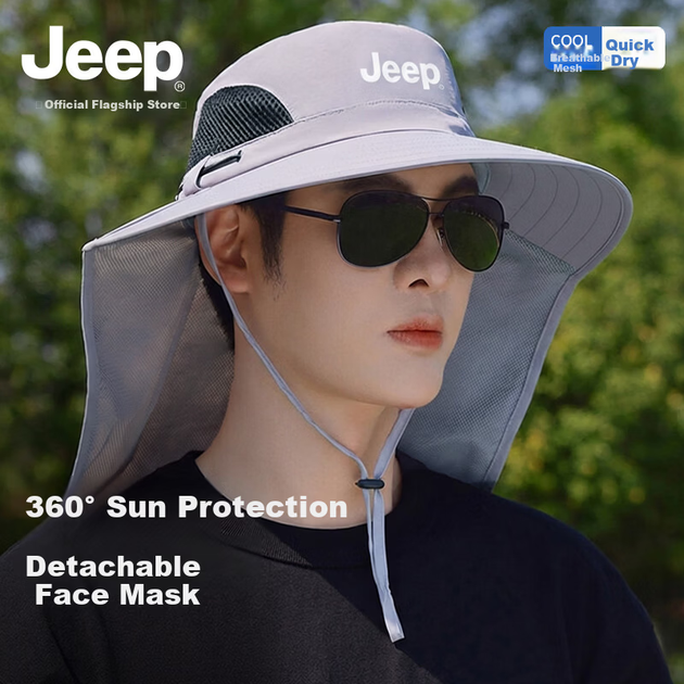 Панама JEEP мужская с широкими полями с UV-защитой - изображение 3