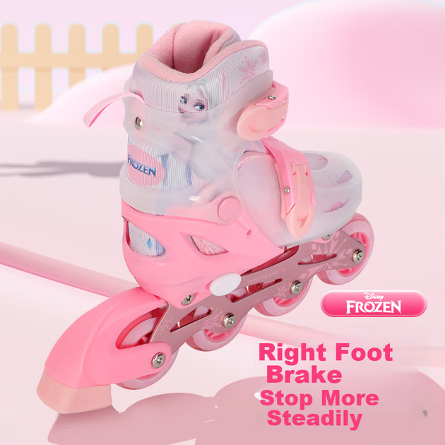 Ролики Disney детские, розовые - изображение 10