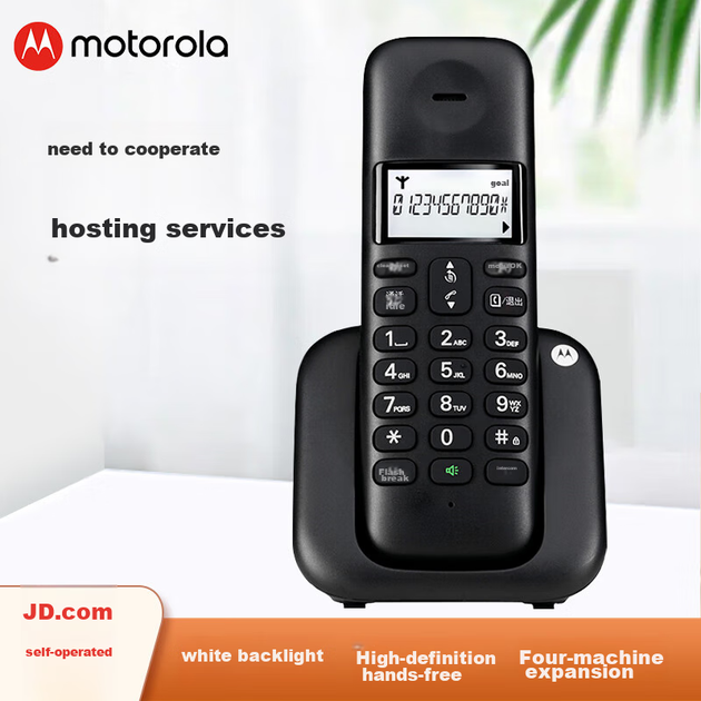 Телефон Motorola T301C беспроводной цифровой с трубкой, черный - изображение 7