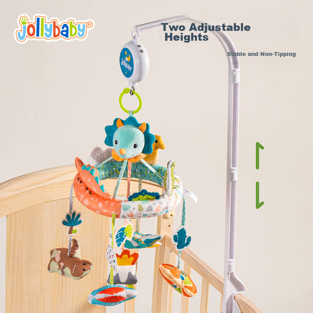 Мобіль музичний Jollybaby на ліжечко, динозаври, для 0-1 рік - зображення 9