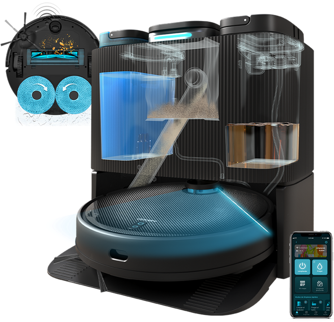 Robot sprzątający Cecotec Conga 11090 Spin Revolution Home&Wash - obraz 5