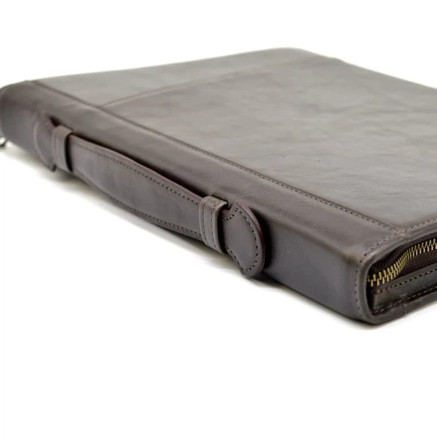Папка кожаная TARWA GC-1404-4lx коричневая A4 - изображение 10