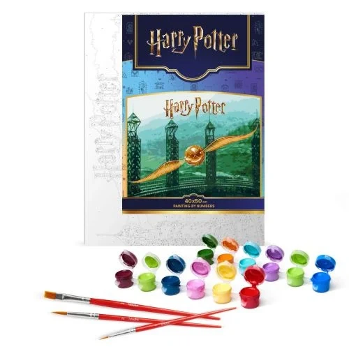 Картина по номерам Ідейка "Harry Potter: Золотой Снитч" 40х50 см с красками металлик - Фото 2 Картина по номерам Ідейка "Harry Potter: Золотой Снитч" 40х50 см с красками металлик - изображение 2