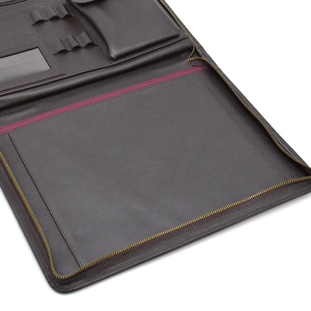 Кожаная папка-органайзер TARWA GC-1295-4lx коричневая А4+ - изображение 6