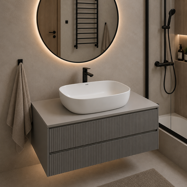 Раковина накладная Mixxus Premium DIVERSE-0112 455х325х135mm (MP6540) - Фото 1 Раковина накладная Mixxus Premium DIVERSE-0112 455х325х135mm (MP6540) - изображение 1